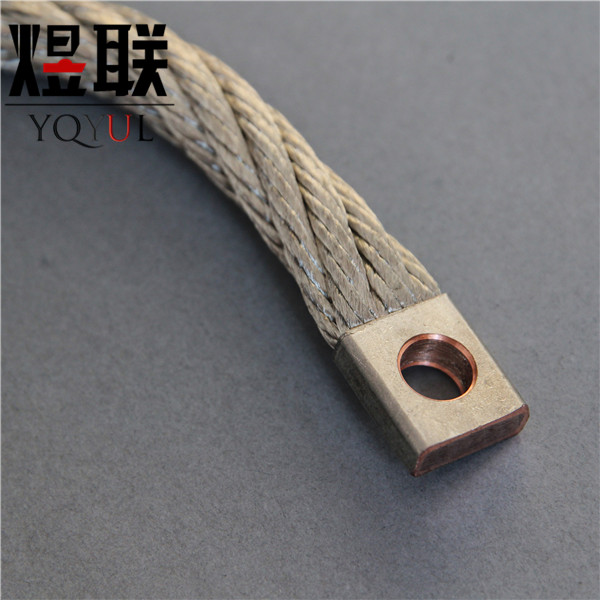 Tinned copper stranded flexible connector grounding jumper