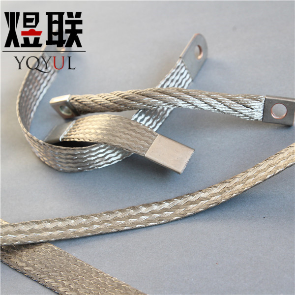 Tinned copper stranded flexible connector grounding jumper