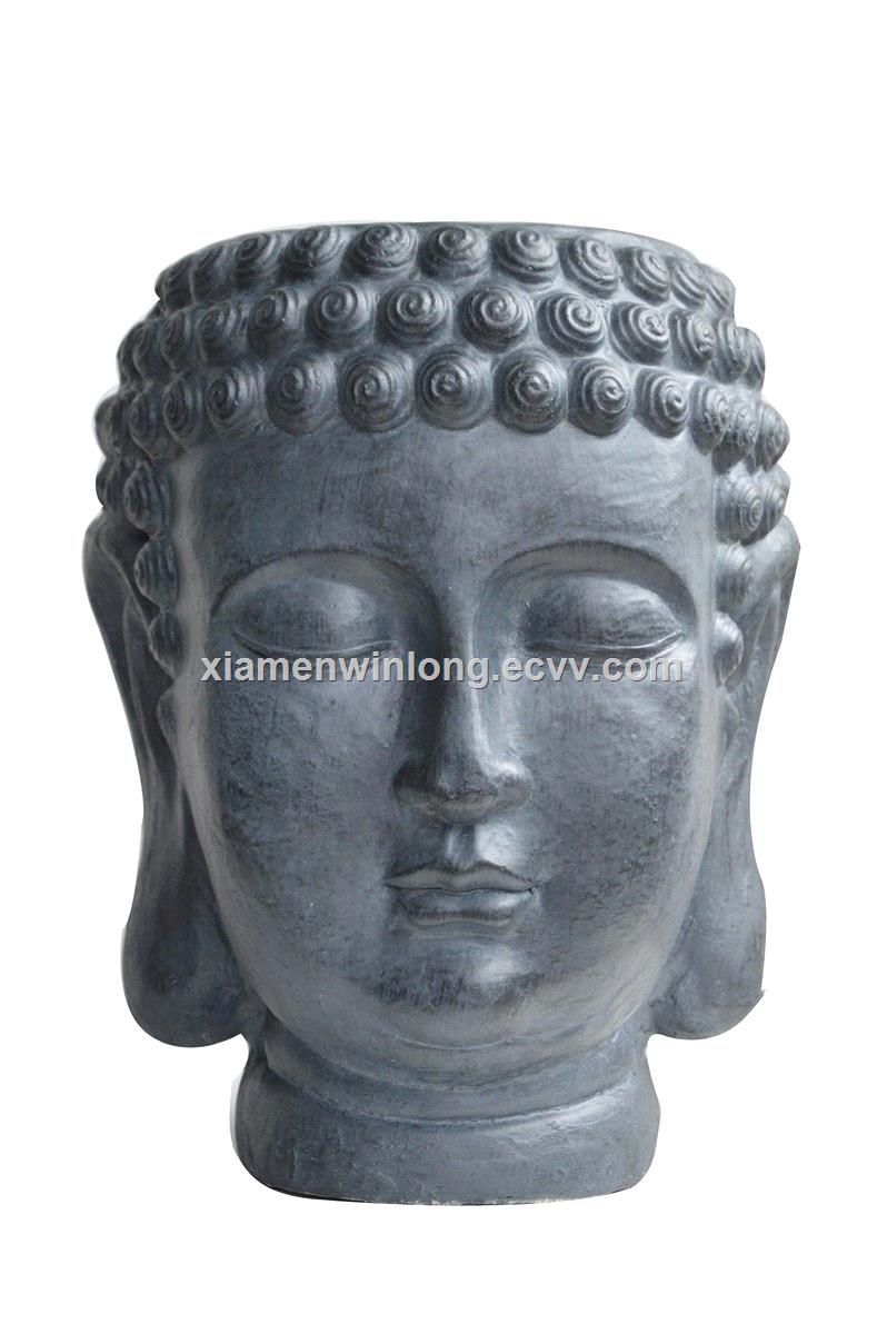 buddha head planter flower pot for sales