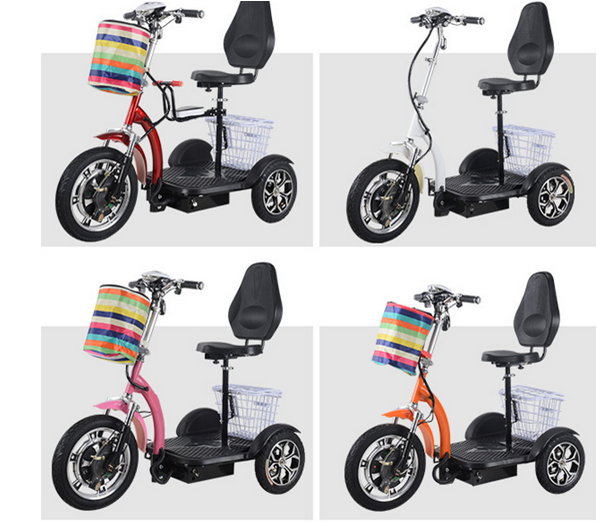 High Quality 500W 3 Wheel Electric Golf Scooter for Elderly Old People