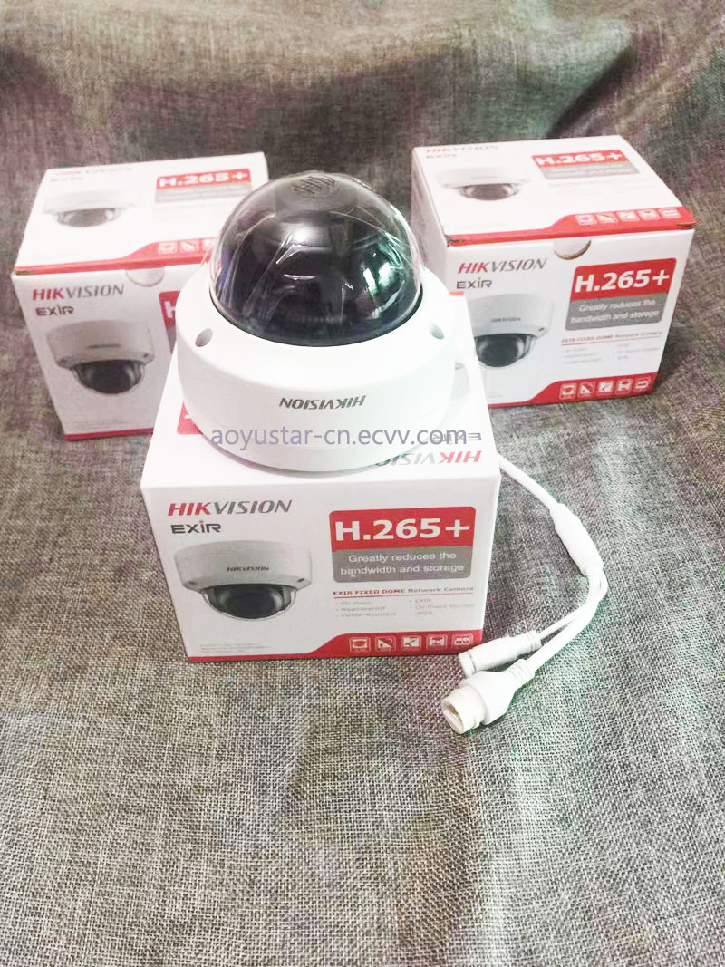 Stock in 24 hours delivery Hikvision original H265 4 MP IR Fixed mini dome Dome outdoor Network Camera DS2CD2143G0I