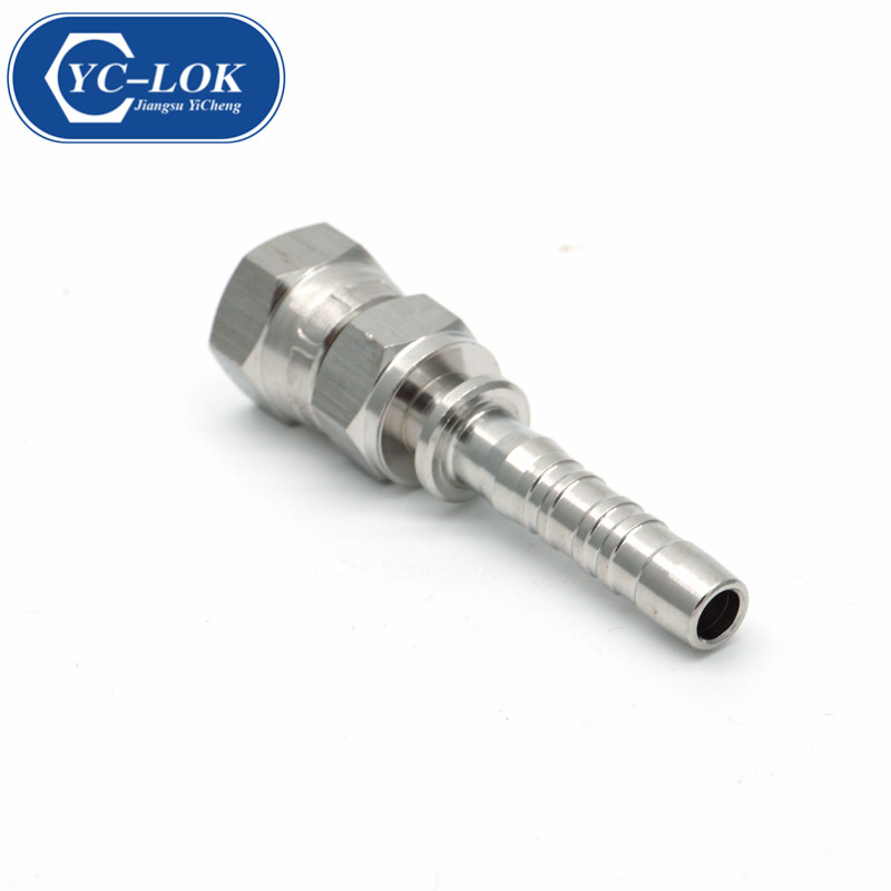 Manufacturer hydraulic hose fittings stainless steel straight pipe connector