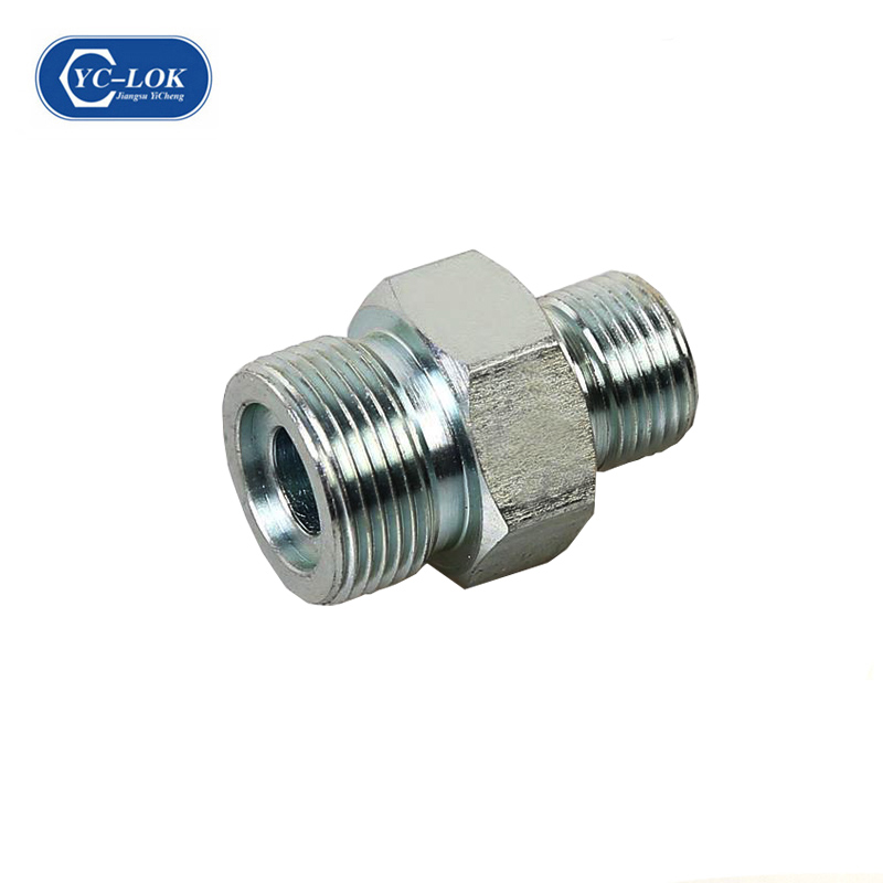 Nipple Quick coupling 1EW metric male oring butt weld tube fitting