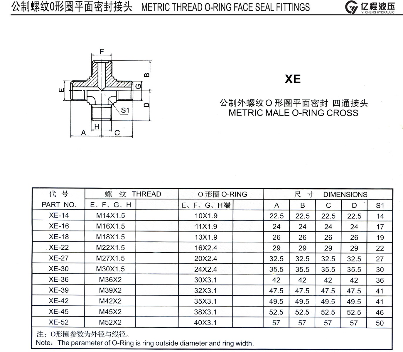AE Metric Male ORing Tee Stainless steel tube fittings quick coupling hose connectors