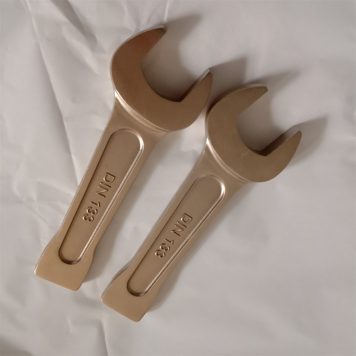 non sparking tools open end slogging spanner in beryllium copper or aluminum bronze