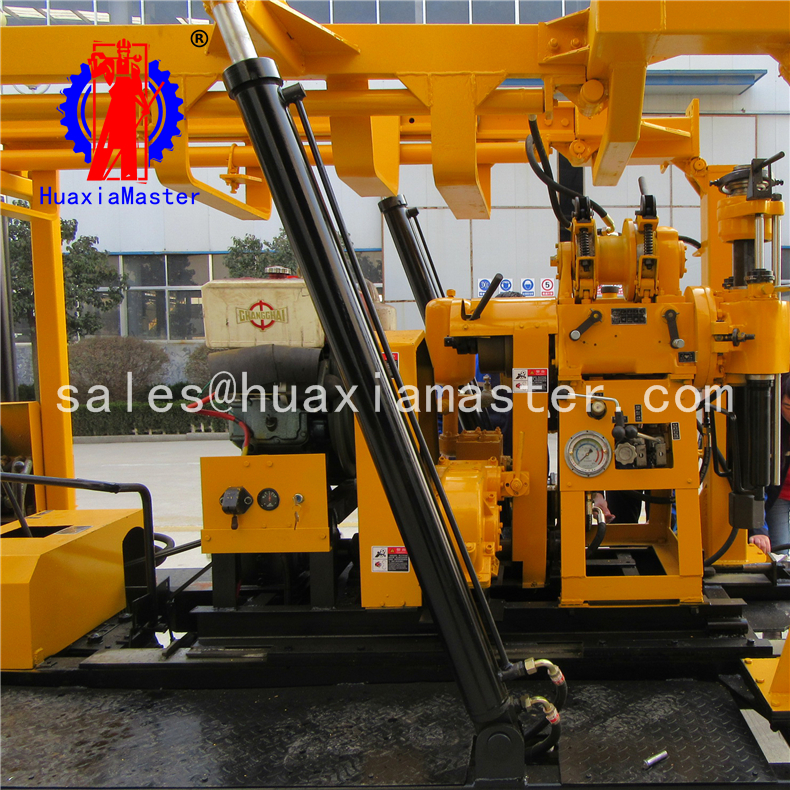 New power XYD130 crawler hydraulic water well drilling rigElectrical Starting drilling rig with switching function