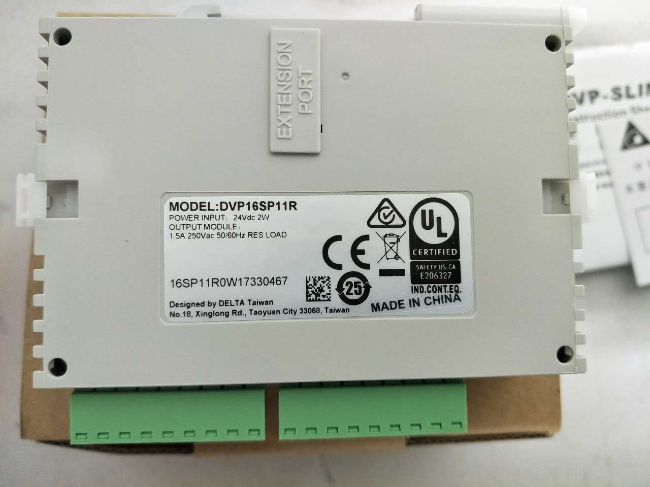 DVP16SP11R New Delta plc extension module