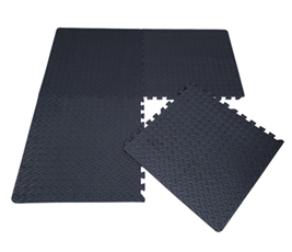 QT MAT Nontoxic Odorless Formamide Below 200PPM 24in x 24in 4pcsset EVA Foam Leaf Texture Interlocking Gym Puzzle Exe