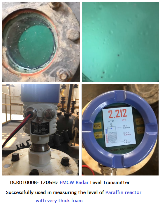 fmcw radar 420ma hart level transmitter digital wave radar level meter for cement powder 100m