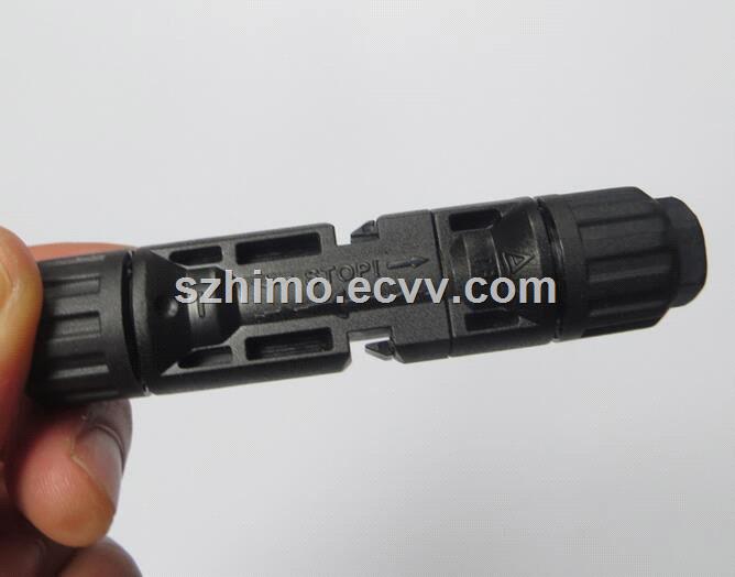 push pull selflocking circular solar cable connector male and female terminal