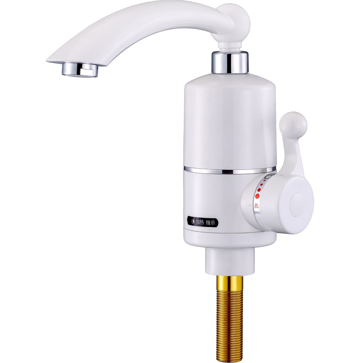 Hot and cold instant electric heating power faucet for kitchen