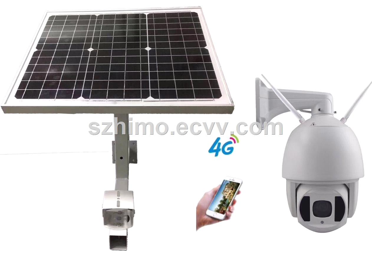 New 4G 30w solar powered speed dome camera with night vision support SIM card 5years warranty