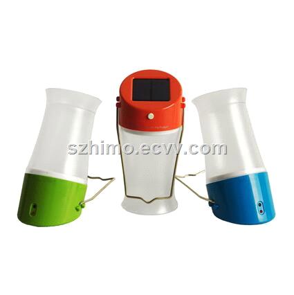 portable solar camping lantern for outdoor lighting with lifePo4 battery