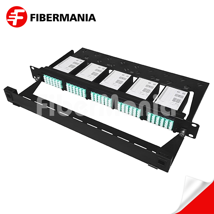 1u 120 Fiber Ultra High Density MTP Patch Panel Fully Loaded with Om3 MTPLC Modules 1u 120 Fiber Ultra High Density MTP Patch Panel Fully Loaded with Om3 MTPLC Modules