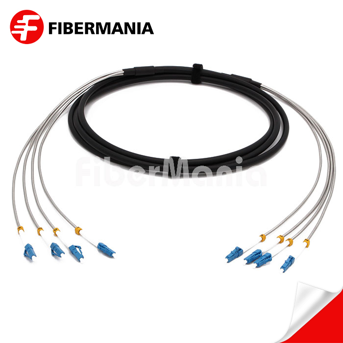 Ftta Fiber To The Antenna Optical Patch Cord LCUpcLCUpc 4 Cores 9125 OS2 LSZH 3m