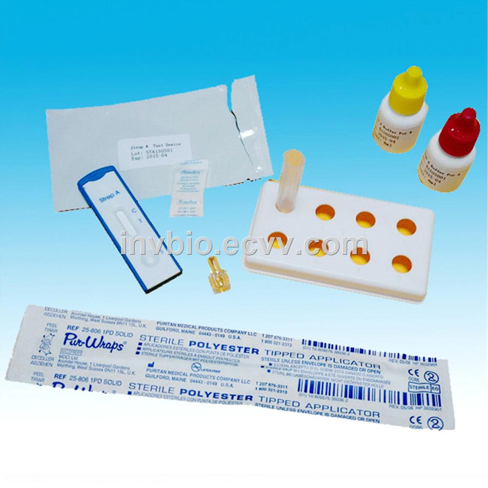 Medical IVD rapid diagnostic test kits Strep A Test Card