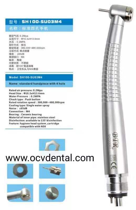 high speed handpiece for dental unit
