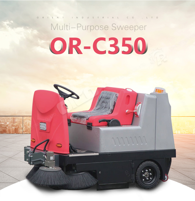 ORC350 MultiPurpose ride on Sweeper