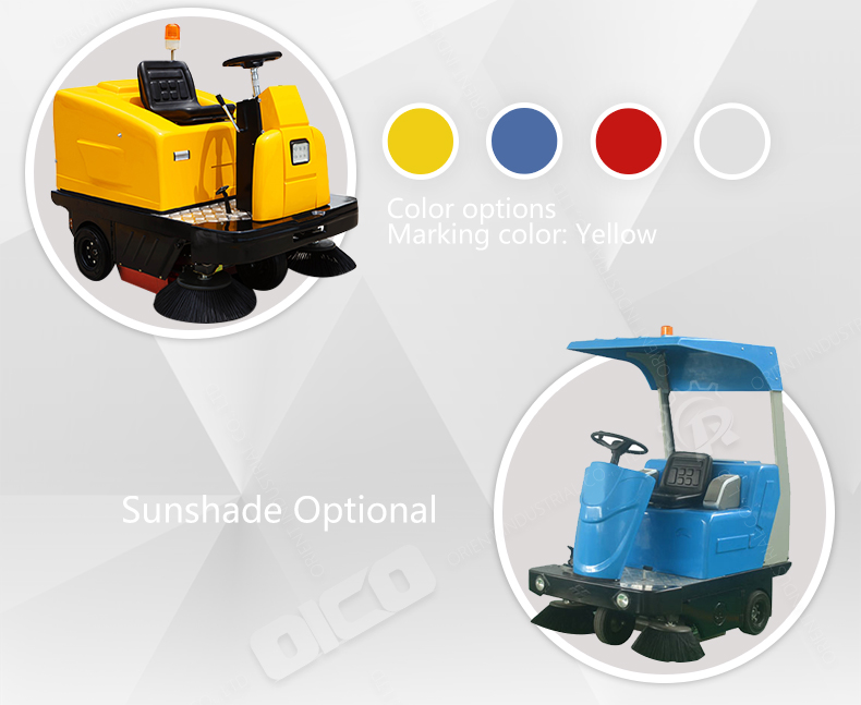 ORC200 industrial ride on road sweeper