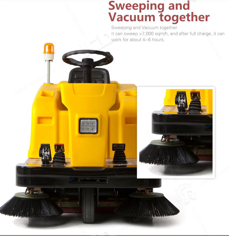 ORC200 industrial ride on road sweeper