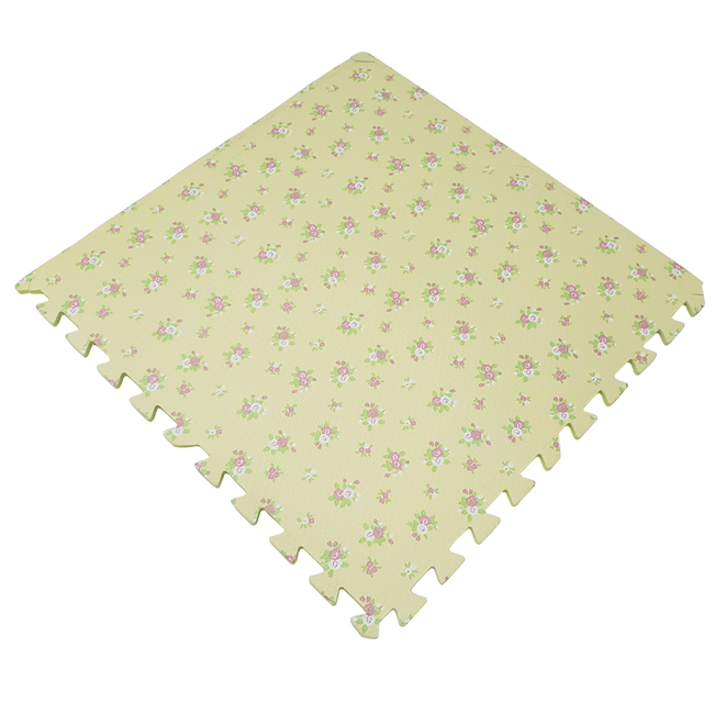 QT MAT Nontoxic Odorless Formamide Below 200PPM 24in x 24in 4pcsset EVA Foam Printing Puzzle Indoor Playground Mat