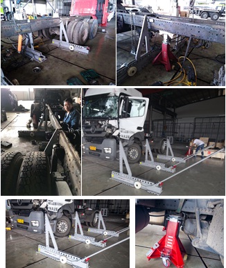 Heavy duty Floor straightening systems for trucks buses tractors trailersheavy duty straightening equipment