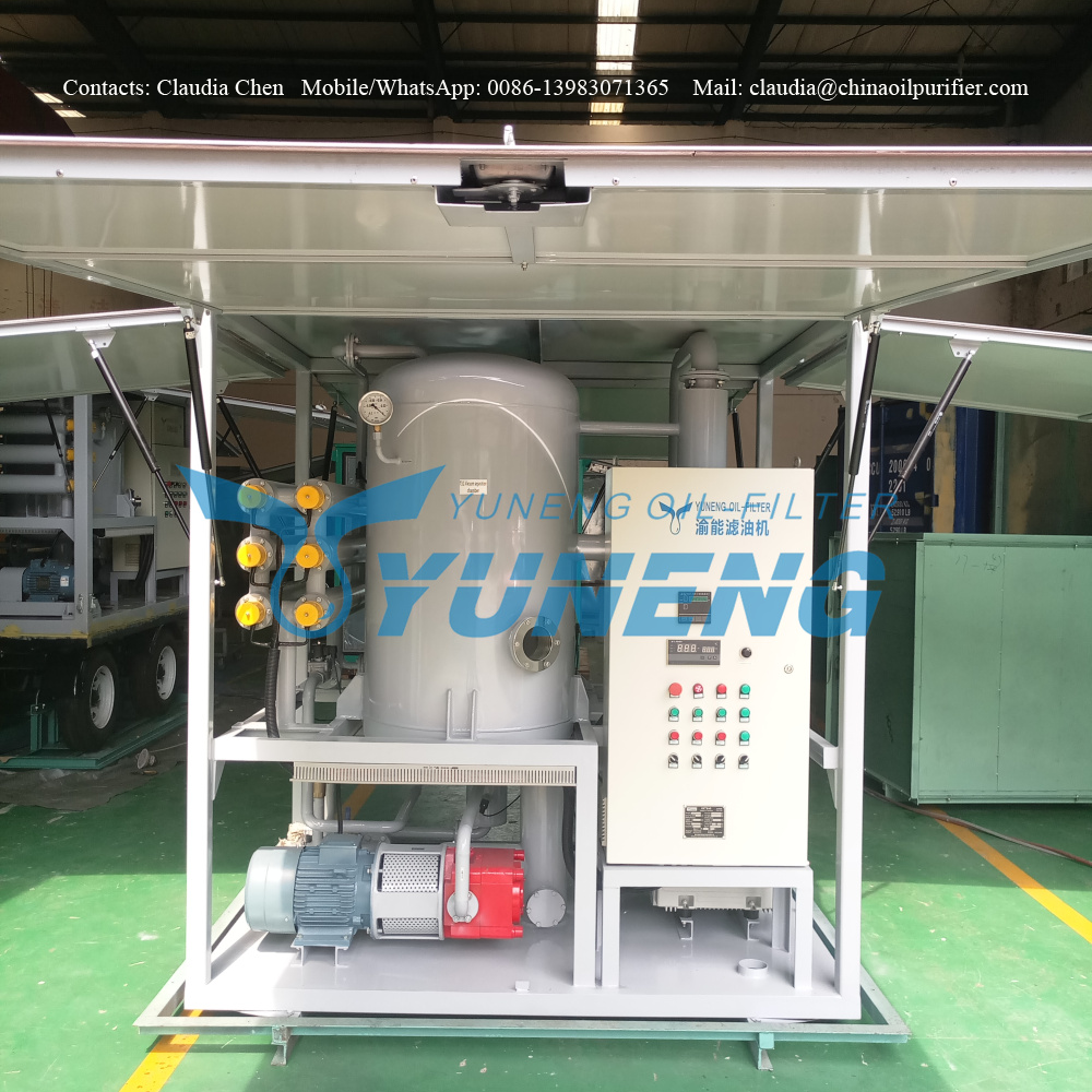Including Fixed Close Type and Mobile Trailer Mounted Type Electric Transformer Oil Purifier Equipment