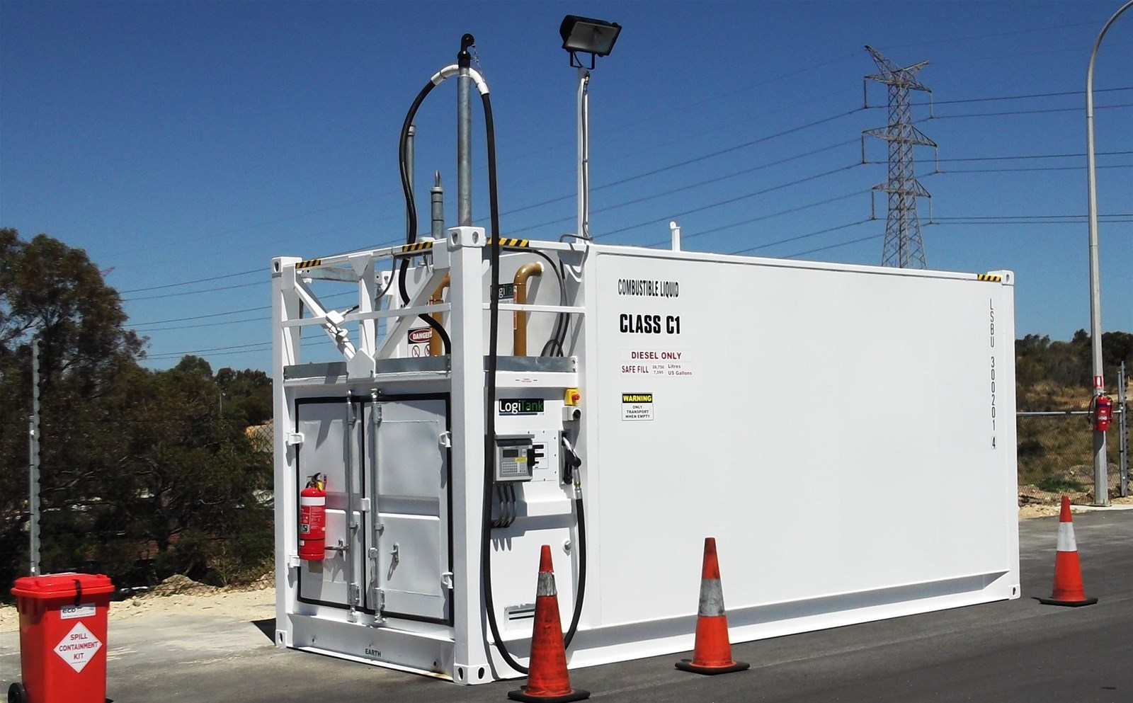30KL ITS series double wall fuel tank container