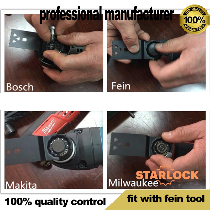 BIM titanium saw STARLOCK for use of oscillating tools for cutting wood wood board with nail cutting at a good price