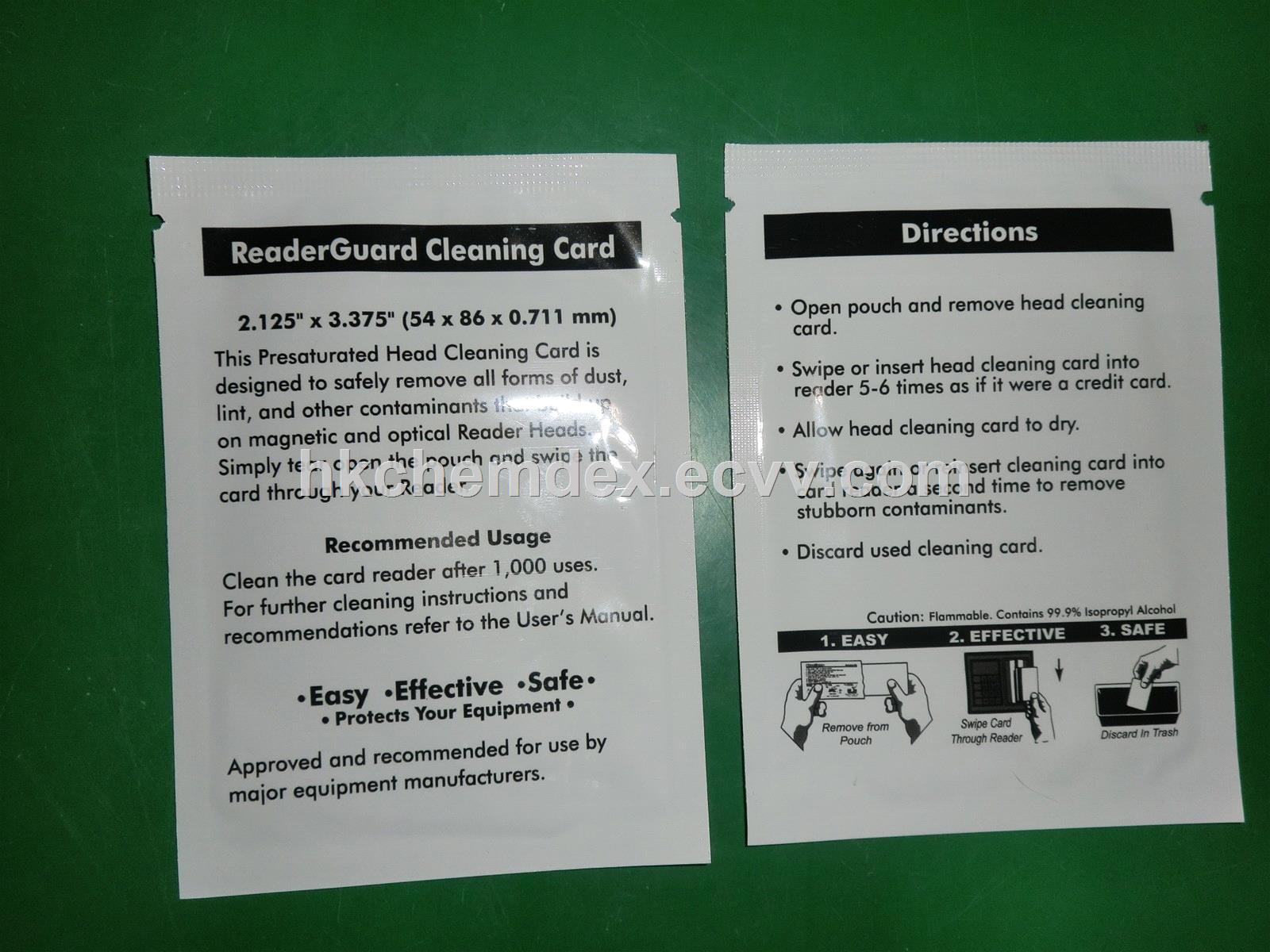 TPCCCR80 Card reader cleaning card card printer clean cards cleaning kits
