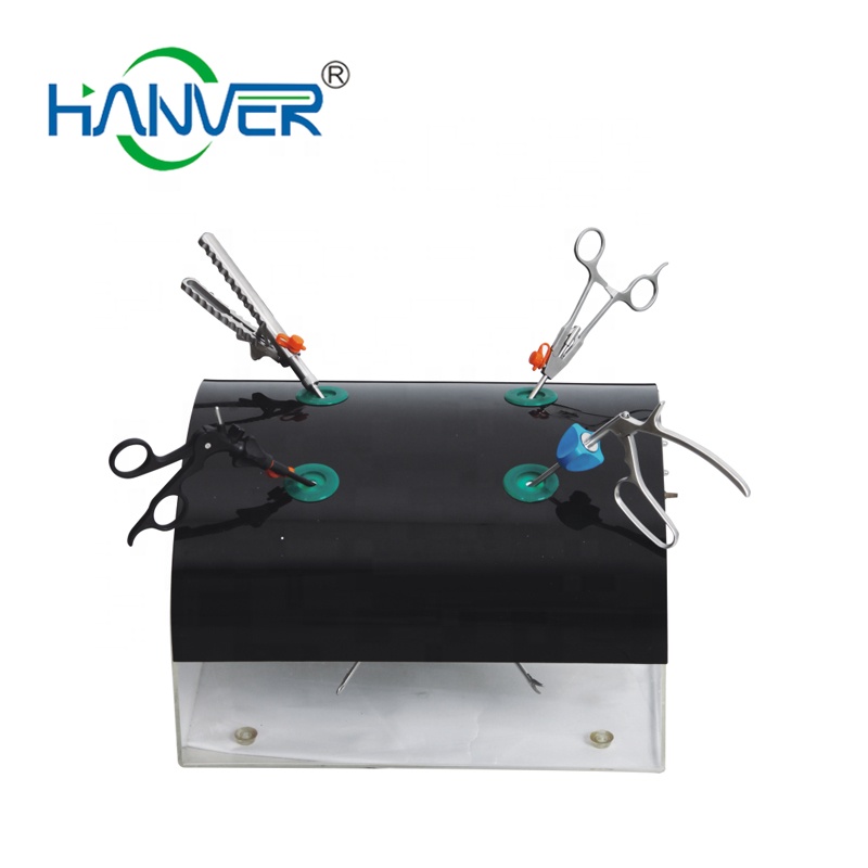 Laparoscopic Instrument Endoscopic Equipments Simulationg Training Box