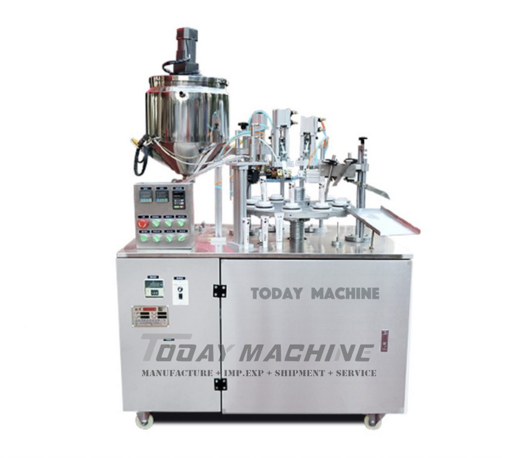 New Condition Semiauto Soft Tube Filling and Sealing Machine plastic tube filling and Sealing system line