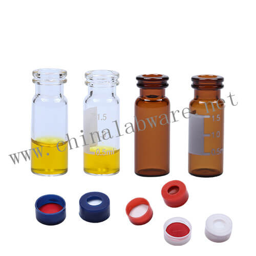 2ml snap clear HPLC vials sampler vials