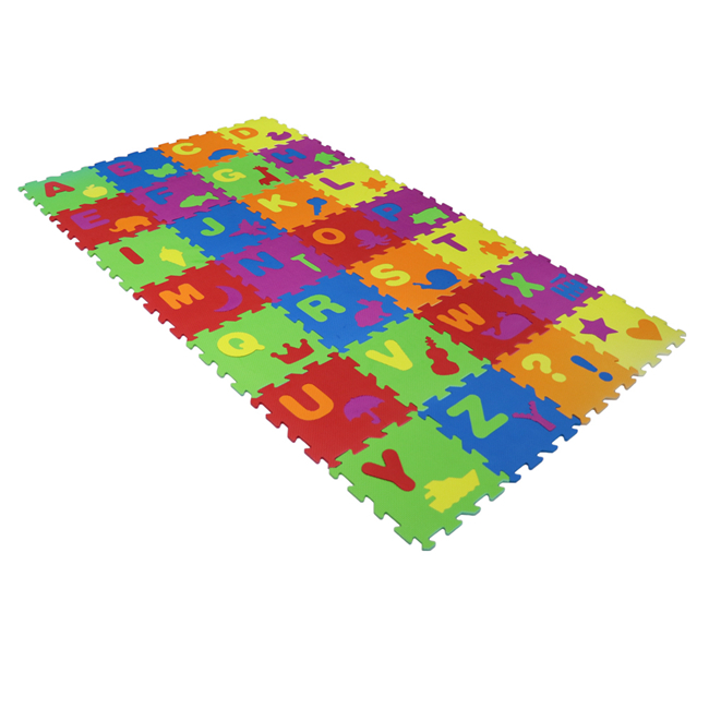 High quality floor puzzle mat squares interlocking 12in x 12in 28pcsset eva puzzle mat for sale