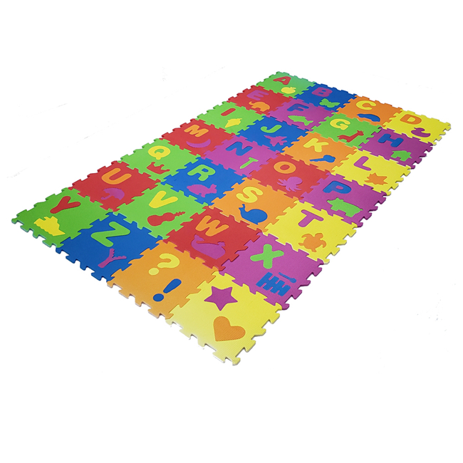 High quality floor puzzle mat squares interlocking 12in x 12in 28pcsset eva puzzle mat for sale