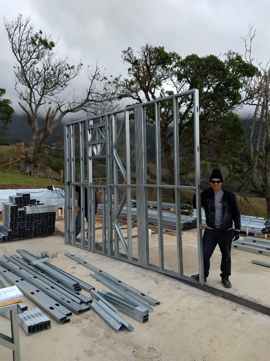 Light Steel Structure Keel Modular Prefabricated House and Villa Roll Forming Machine Price