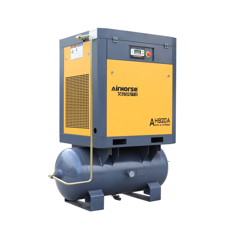 15hp 11kw High Quality Combined Screw Air Compressor With Tank