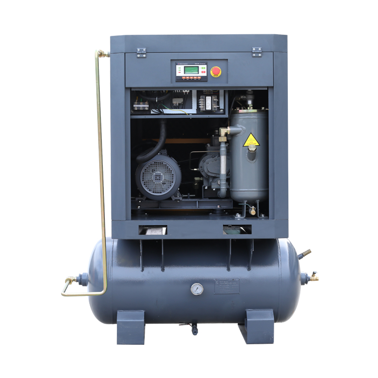 15hp 11kw High Quality Combined Screw Air Compressor With Tank