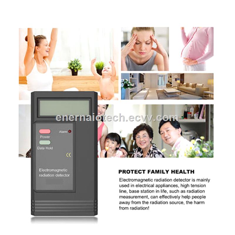 Enerna IoTech Electromagnetic Radiation EMF Meter Dosimeter Frequency Tester R100