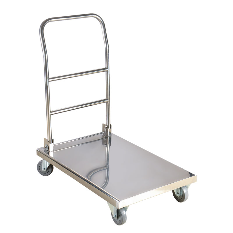 stainless steel platform cart hand cart trolley