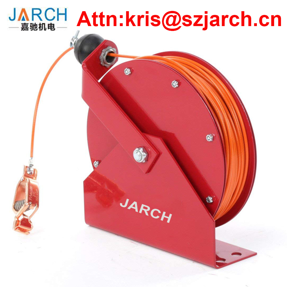 50 Feets 100FT Cable Spring Retractable Grounding Hose Reels
