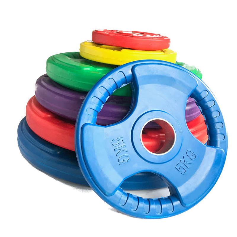 Hot selling 5KG Rubber Coated Olympic Weight Plate