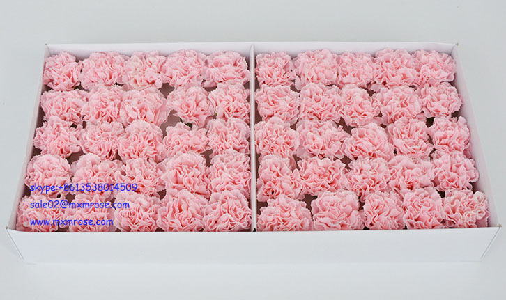 Top Quanlity Wholesale 50 pcs Carnation Soap Flower little soap flower factory from China