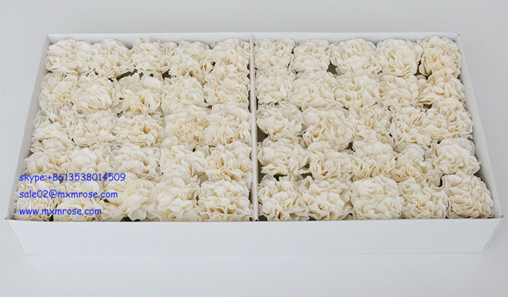 Top Quanlity Wholesale 50 pcs Carnation Soap Flower little soap flower factory from China