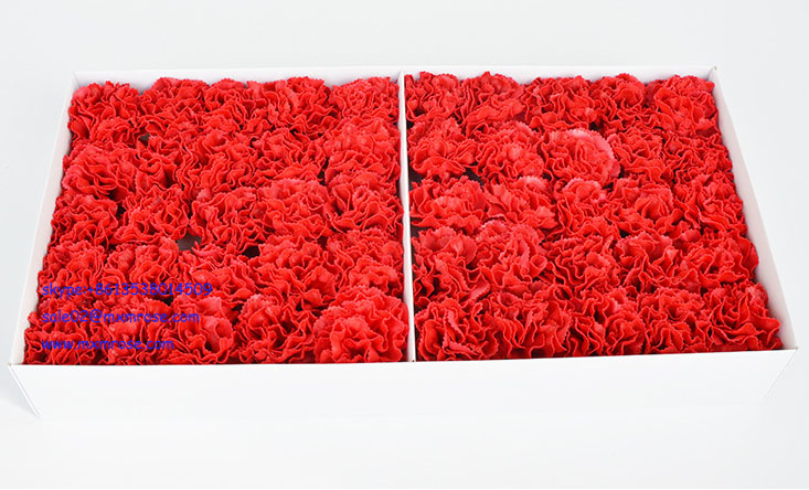 Top Quanlity Wholesale 50 pcs Carnation Soap Flower little soap flower factory from China