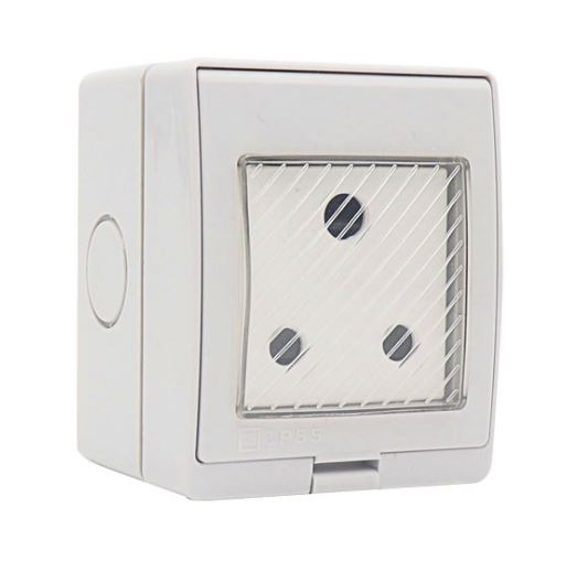 waterproof south africa standard outdoor socket