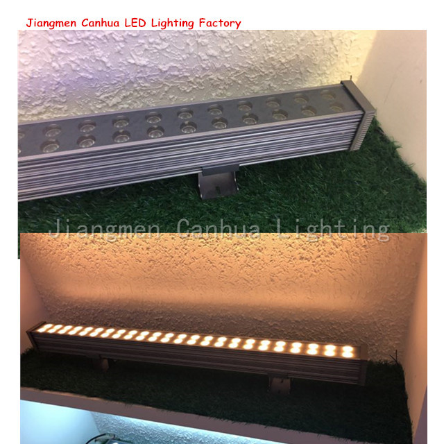 Bar Linear RGBW Waterproof Ip65 1000mm Building Exterior Lighting 60W LED Rgb Dmx Wall Washer