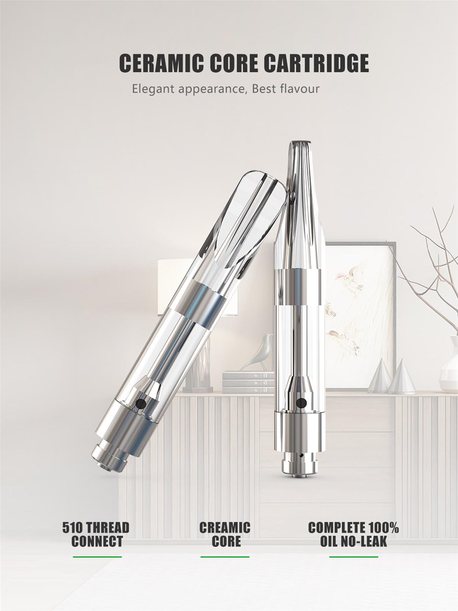 Shenzhen CBD Electronic Cigarette CBD Oil Cartridge Ceramic Cartridge Fillable