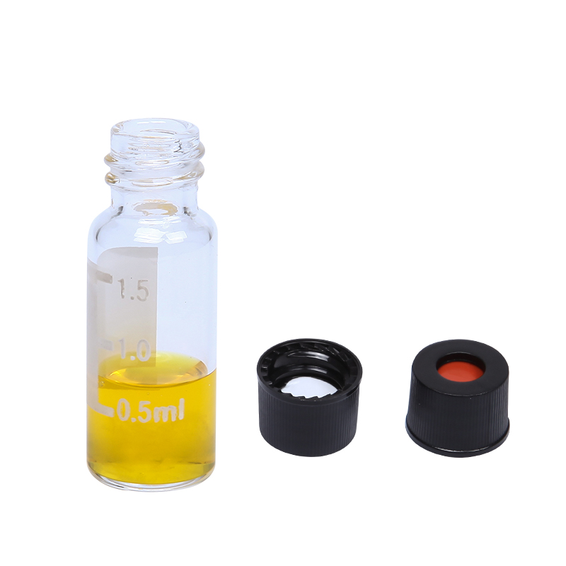 8425 screw thread 2ml clear vial with write on spot