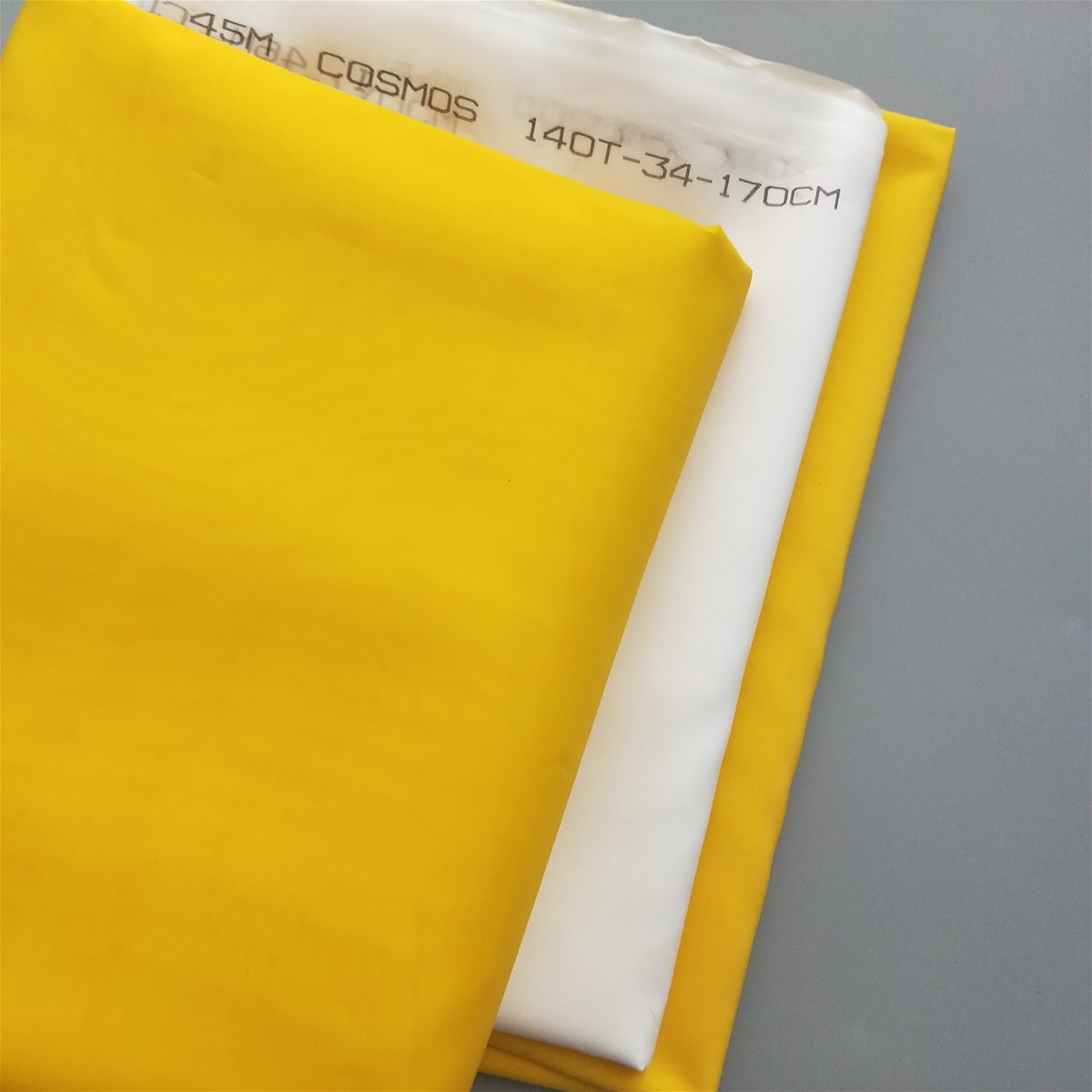 Screen Printing Mesh 7T 90T 165T 120T White or Yellow for T shirt Printing